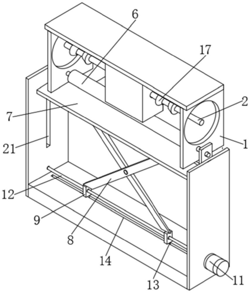 一種鋁箔紙分切機(jī)松緊調(diào)節(jié)機(jī)構(gòu)的制作方法