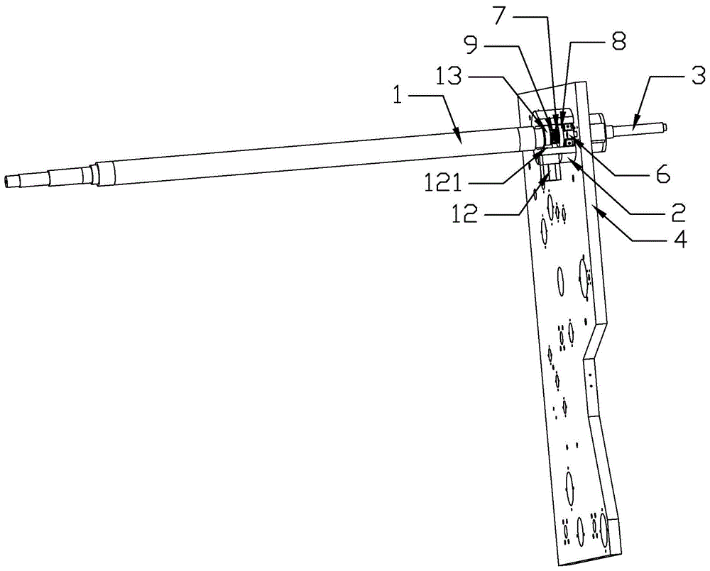 一種分切機(jī)收卷軸定位機(jī)構(gòu)的制作方法